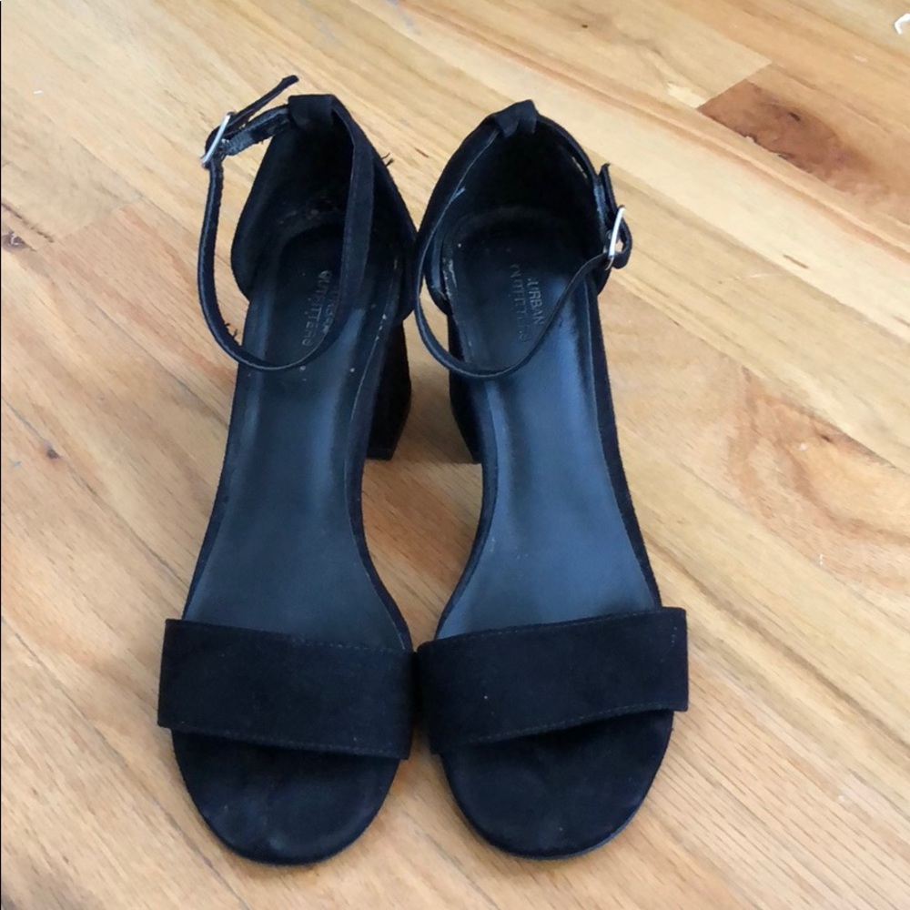 Urban Outfitters Black Heeled Sandals